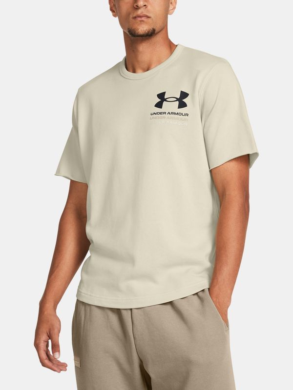 Under Armour Under Armour T-Shirt UA Rival Terry SS Colorblock-BRN - Men's