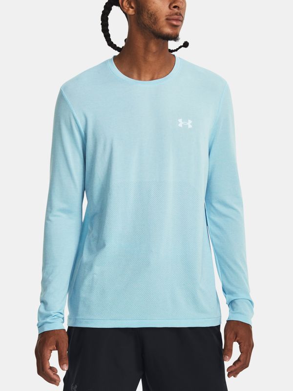 Under Armour Under Armour T-Shirt UA SEAMLESS STRIDE LS-BLU - men