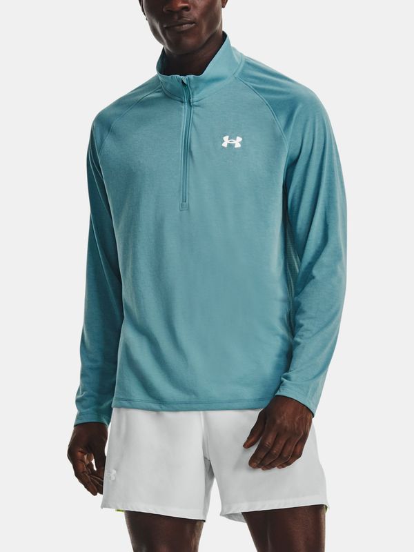 Under Armour Under Armour T-Shirt UA STREAKER HALF ZIP-BLU - Men