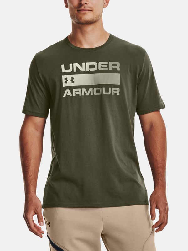 Under Armour Under Armour T-Shirt UA TEAM ISSUE WORDMARK SS-GRN - Men
