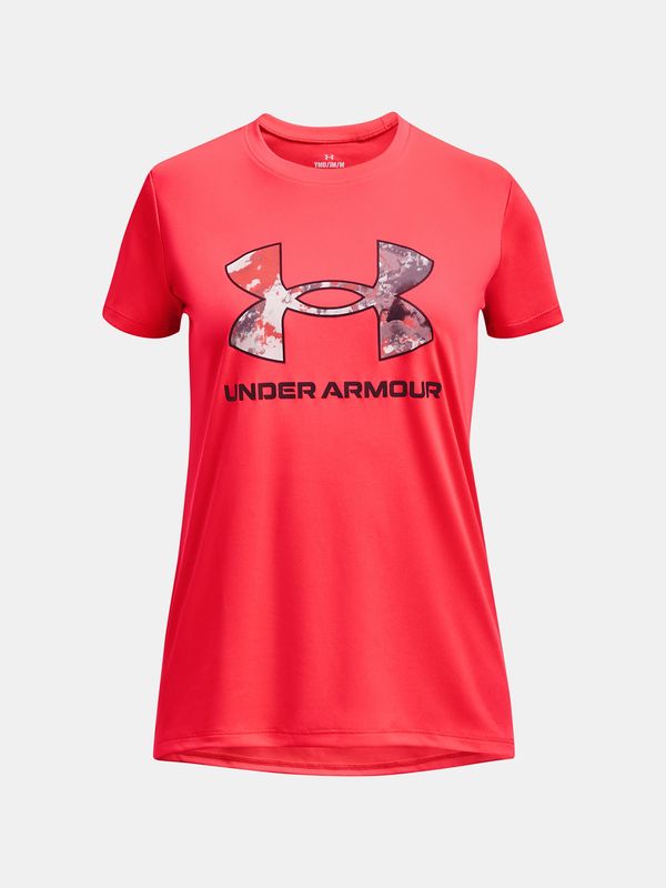 Under Armour Under Armour T-Shirt UA Tech Print BL SSC-RED - Girls