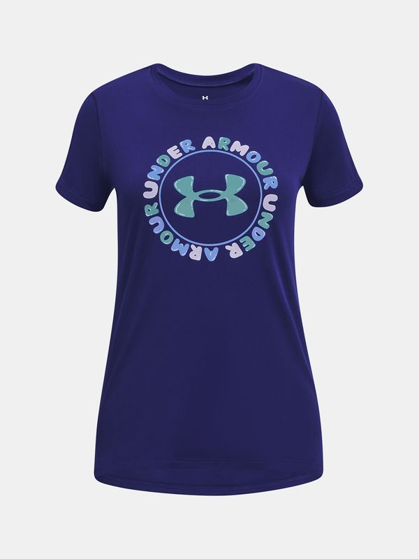 Under Armour Under Armour T-Shirt UA Tech Wordmark SSC-BLU - Girls