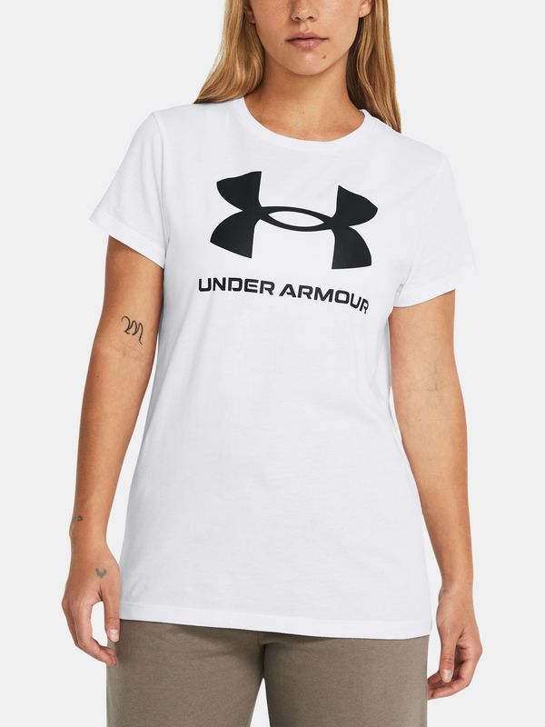 Under Armour Under Armour T-shirt UA W SPORTSTYLE LOGO SS-WHT - Women