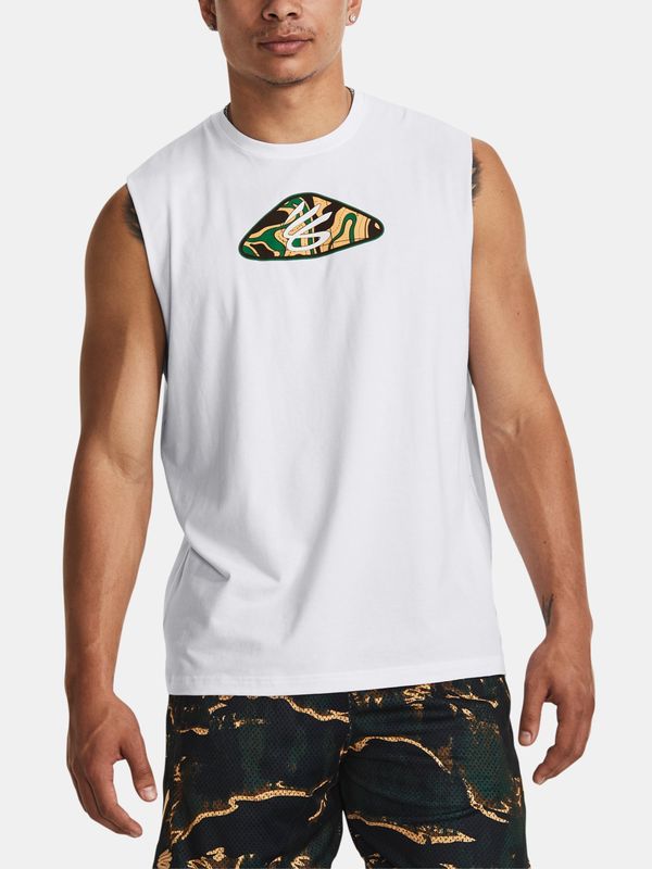 Under Armour Under Armour Tank Top Curry SLVS Tee-WHT - Men's