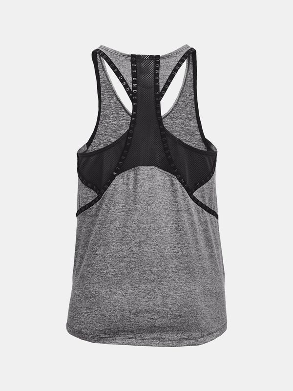 Under Armour Under Armour Tank Top Knockout Mesh Back Tank-GRY - Women's