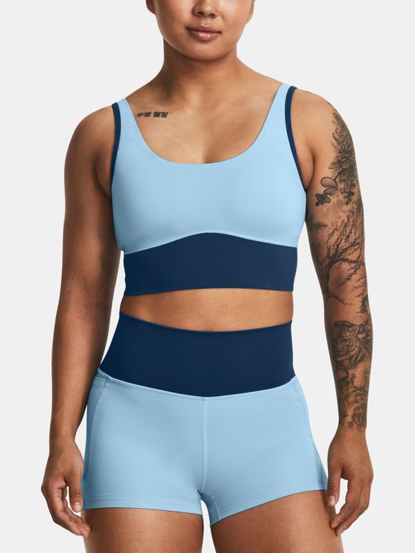Under Armour Under Armour Tank Top Meridian Fitted Crop Tank-BLU - Women