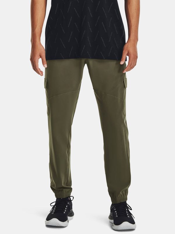 Under Armour Under Armour Track Pants UA Stretch Woven Cargo Pants-GRN - Men's