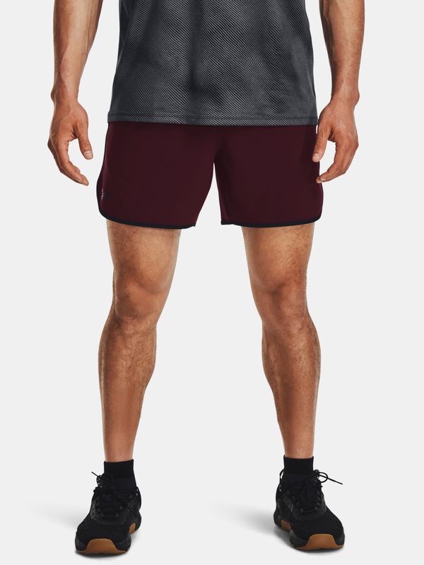 Under Armour Under Armour UA HIIT Woven 6in Shorts Burgundy Men's Sports Shorts