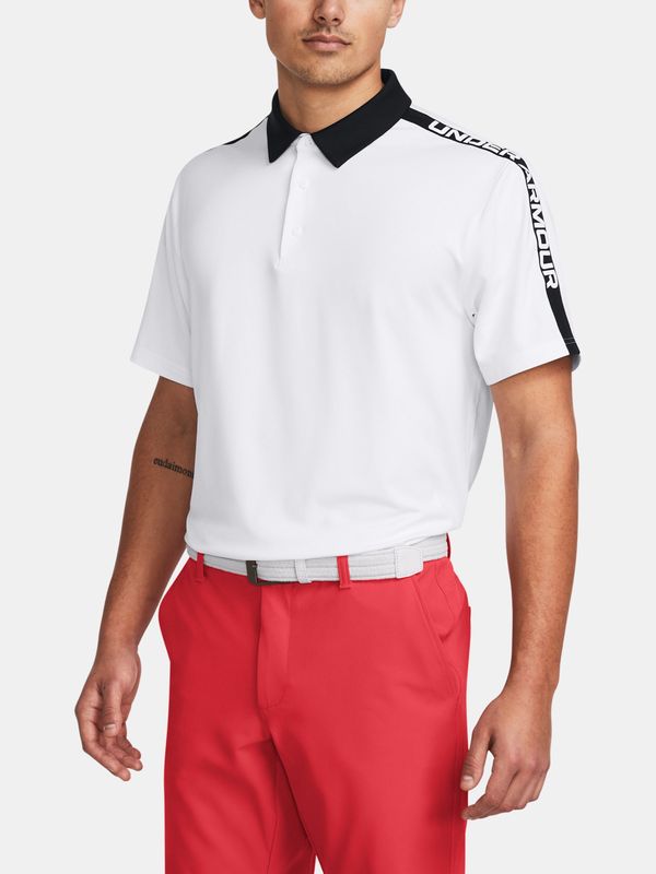 Under Armour Under Armour UA Playoff 3.0 Striker Polo-WHT T-Shirt - Mens