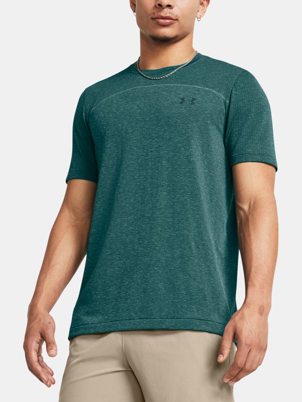 Under Armour Under Armour UA Rush Seamless Wordmark T-Shirt SS-BLU - Men's