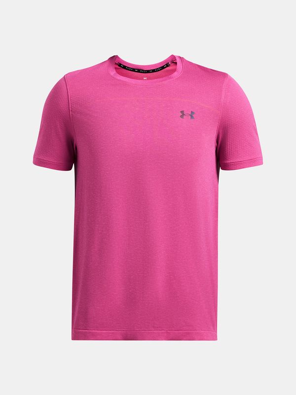 Under Armour Under Armour UA Rush Seamless Wordmark T-Shirt SS-PNK - Men's