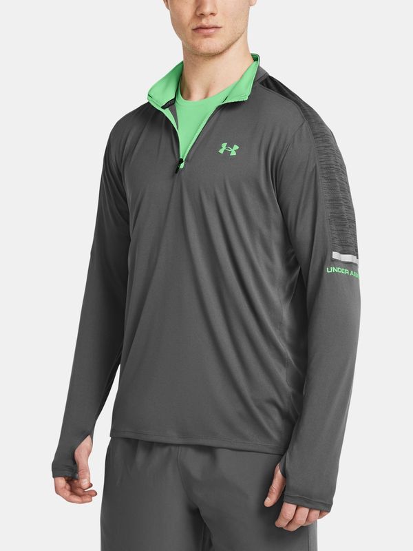 Under Armour Under Armour UA Tech Utility 1/4 Zip Dark Grey Men's Sports Sweatshirt