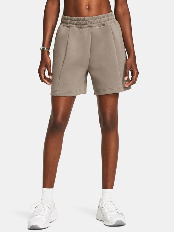 Under Armour Under Armour Unstoppable Flc Pltd Shorts Short-BRN - Women