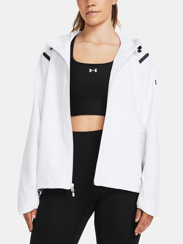 Under Armour Under Armour Unstoppable Hooded Jacket-WHT - Women