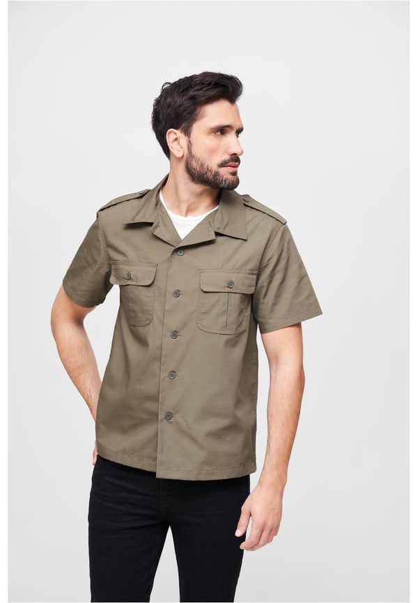 Brandit US Ripstop Short Sleeve Shirt - Olive