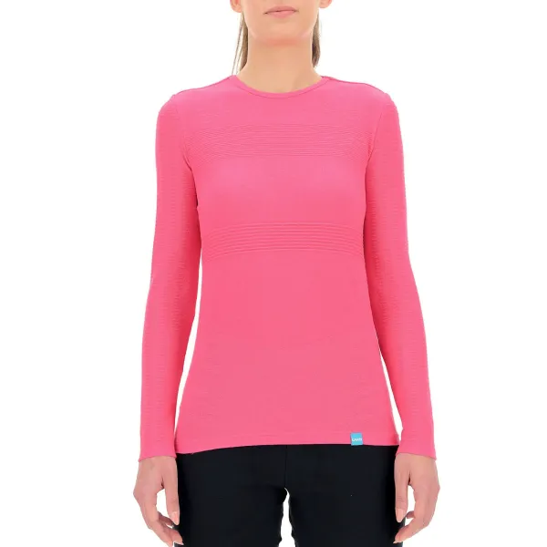UYN UYN Natural Training OW Shirt LS Pink Yarrow Women's T-Shirt
