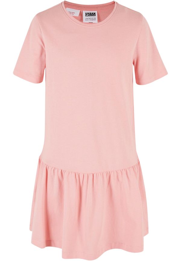 Urban Classics Kids Valance Tee Dress for Girls - Pink