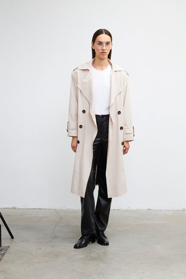 VATKALI VATKALI Belted double-breasted buttoned trench coat