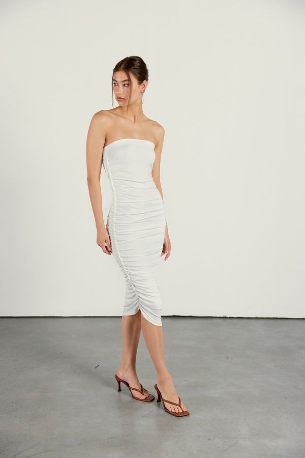 VATKALI VATKALI Limited Edition Draped Dress White