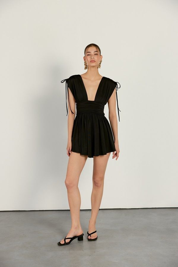 VATKALI VATKALI Short Asymmetrical Dress Black