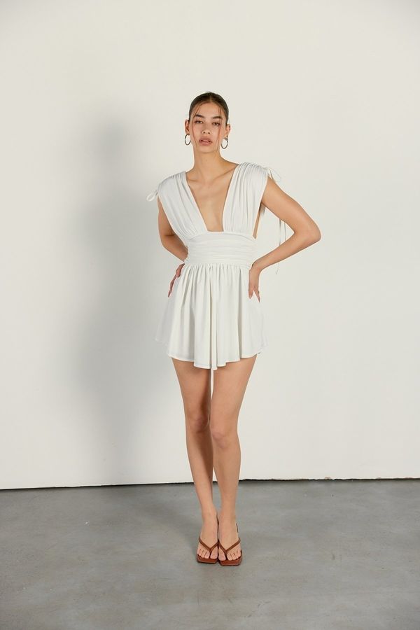 VATKALI VATKALI Short Asymmetrical Dress White