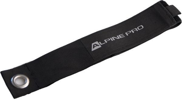 ALPINE PRO Velcro holder 6pcs ALPINE PRO LOOPO black