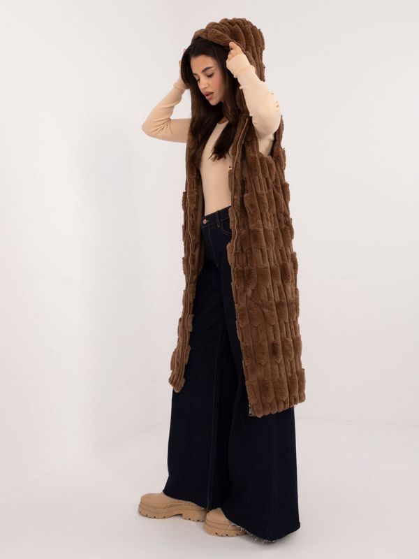 Wool Fashion Italia Vest-AT-KZ-2368-1.08-brown