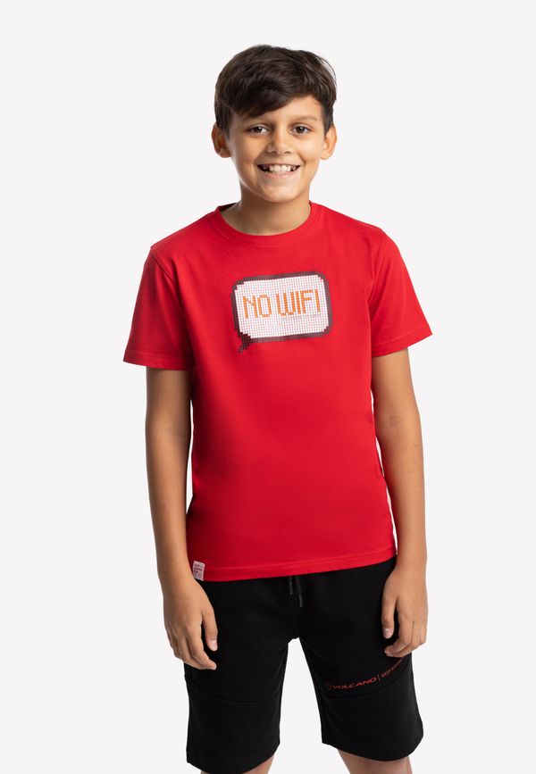 Volcano Volcano Kids's Regular T-Shirt T-Nowifi Junior B02414-S22