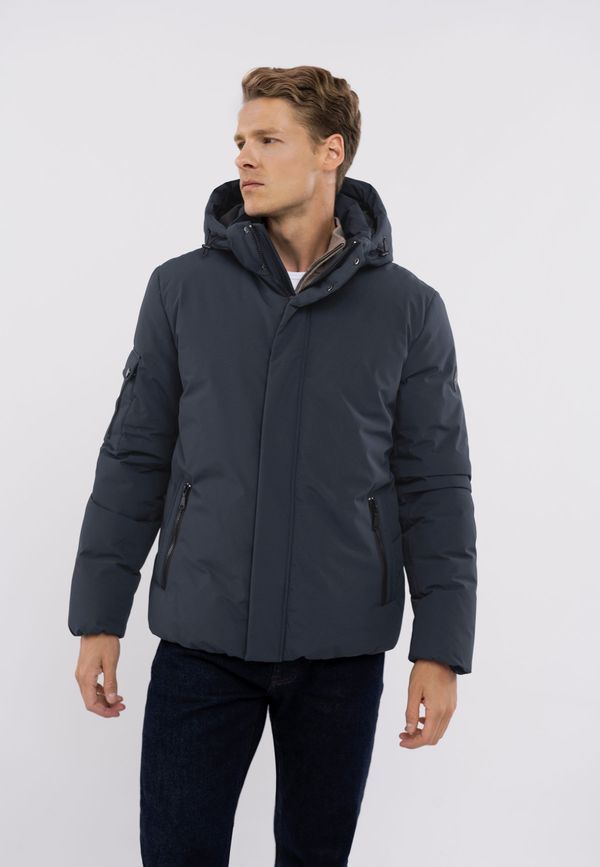 Volcano Volcano Man's Jacket J-Bruno Navy Blue