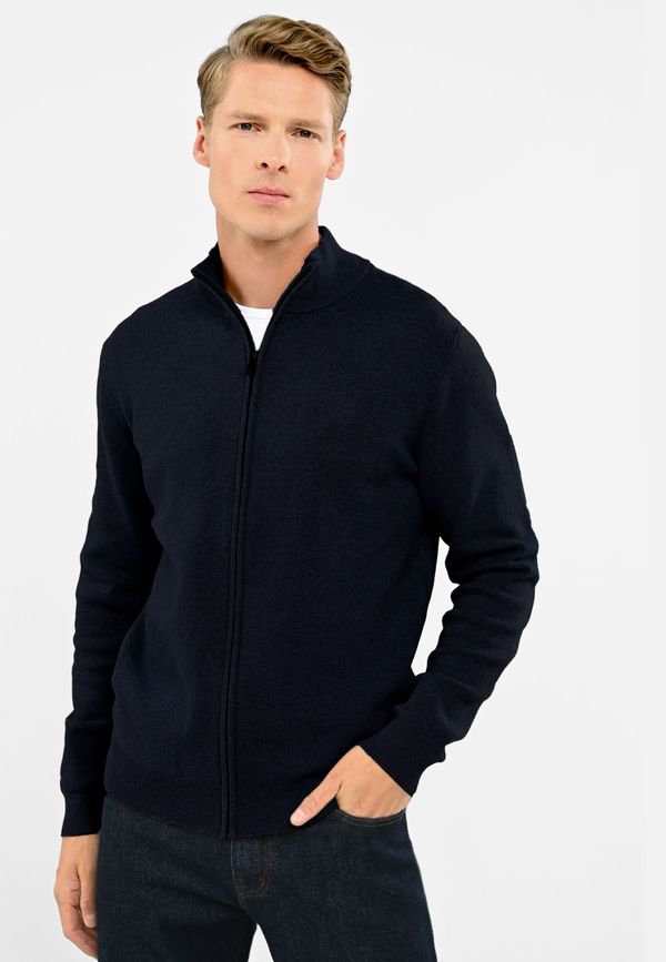 Volcano Volcano Man's Sweater S-Natan Navy Blue