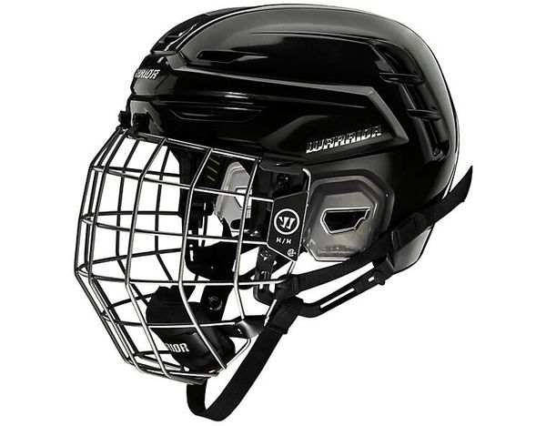 Warrior Warrior Alpha One Combo Senior S Ice Hockey Helmet, Black