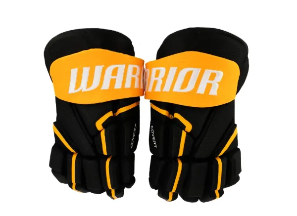 Warrior Warrior Covert QR5 30 black/gold Ice Hockey Gloves, Senior