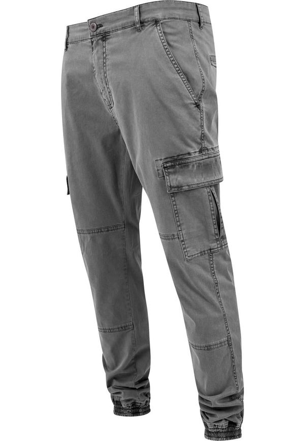 UC Men Washed Cargo Twill Jogging Pants Grey