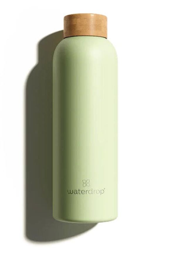 Waterdrop Waterdrop Bottle stainless steel pastel olive matt 600 ml