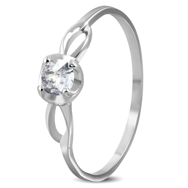Kesi Wedding stone surgical steel engagement ring