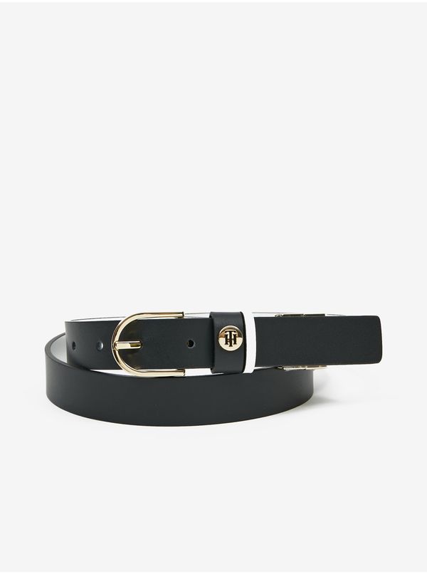Tommy Hilfiger White and Black Women's Leather Reversible Strap Tommy Hilfiger - Ladies