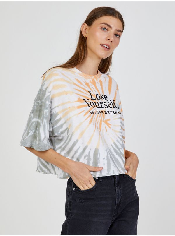 TALLY WEiJL White Batik T-Shirt TALLY WEiJL - Women