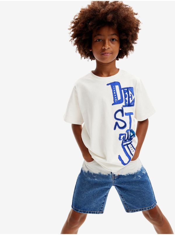 DESIGUAL White boys' t-shirt Desigual Ander - Boys