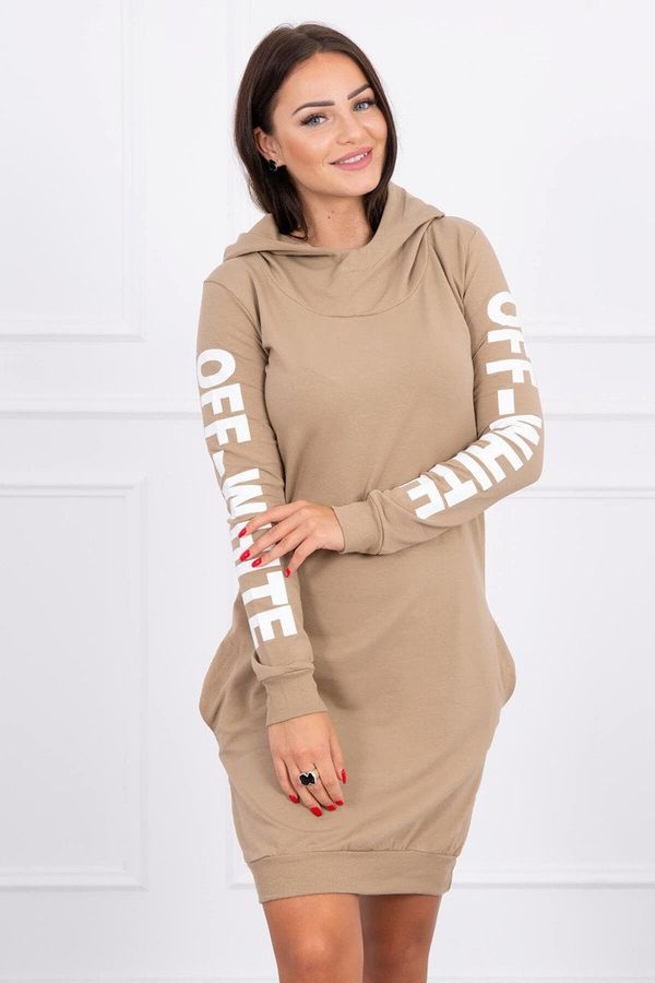 Kesi White Camel Dress