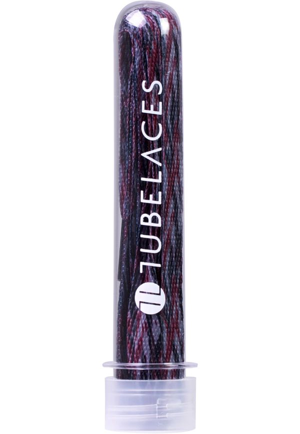 TUBELACES White Flat Camo Pack Burgundy