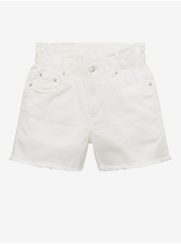 Tom Tailor White Girl Denim Shorts Tom Tailor - Girls