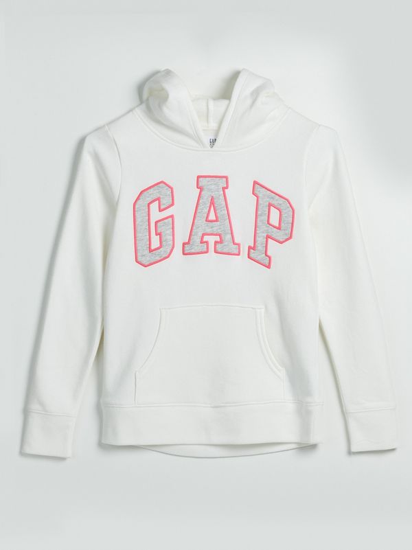 GAP White girly sweatshirt with GAP logo