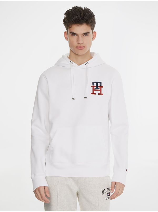 Tommy Hilfiger White Mens Hoodie Tommy Hilfiger - Men