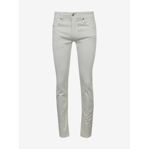 Diesel White Men's Skinny Fit Jeans Diesel Thommer