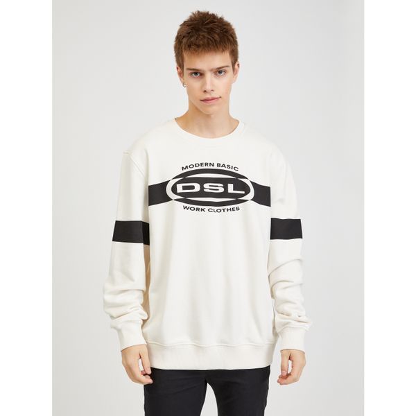 Diesel White Men's Sweatshirt Diesel - Men