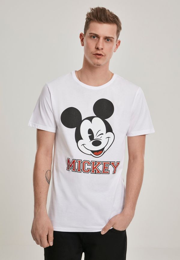 Merchcode White Mickey College T-shirt