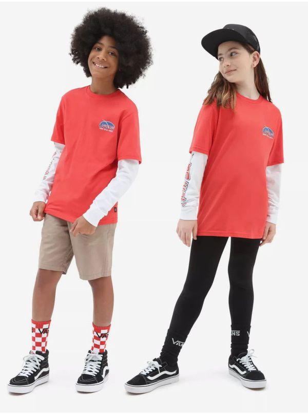 Vans White-red children's T-shirt VANS - Boys