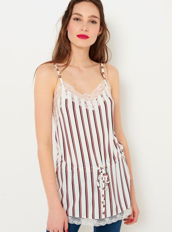 CAMAIEU White Striped Top CAMAIEU - Women