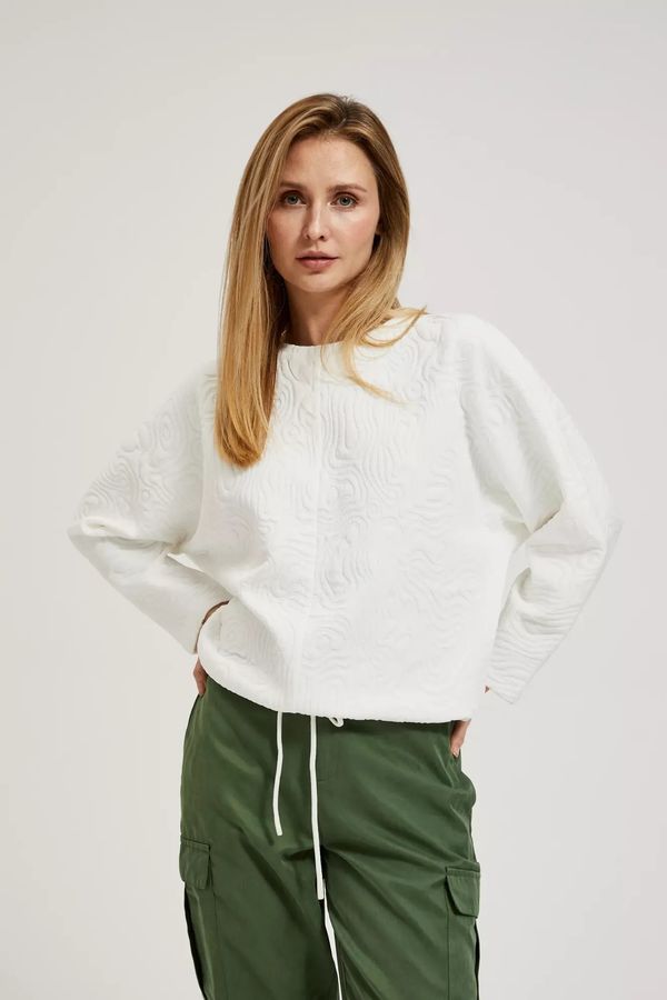 Moodo White Sweatshirt