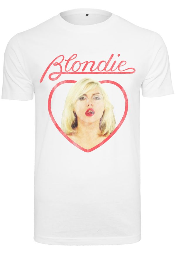 Merchcode White T-shirt Blondie Heart of Glass